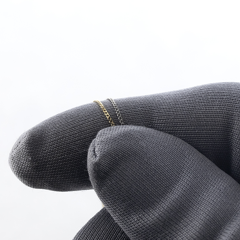 プラチナ 18金 ネックレス 2本セット レディース チェーンのみ 45cm スライド式 アジャスター ゴールド 18K pt850 レクタカーブ あすつく 送料無料 セール SALE