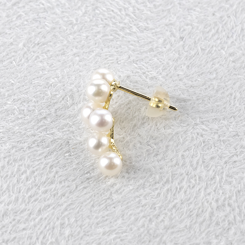 18金 ピアス パール 真珠 ペア レディース ゴールド 18k フォーマル アコヤ あこや真珠 ベビーパール シンプル おしゃれ 人気 あすつく 送料無料 セール saleの画像