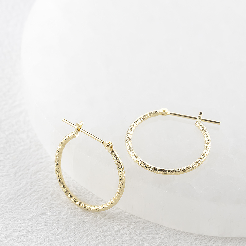 18金 フープピアス 大ぶり レディース ゴールド 18k フープ ペア 大きめ イエローゴールドk18 地金 シンプル おしゃれ 人気 あすつく 送料無料 セール saleの画像
