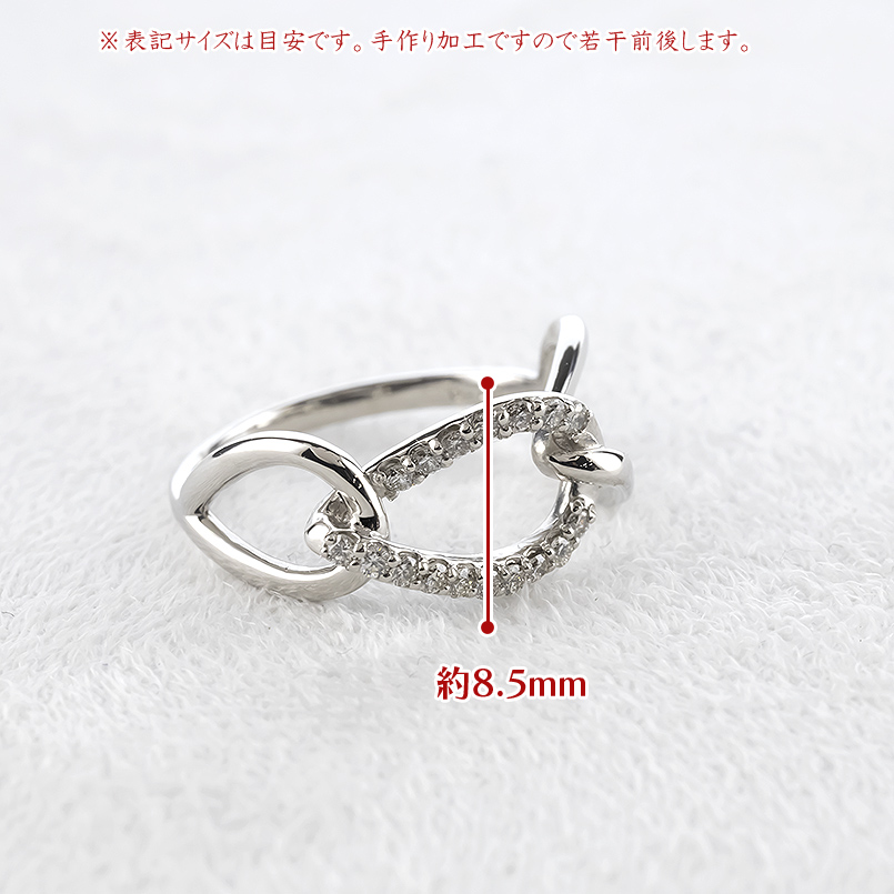 プラチナ リング ダイヤモンド 0.2ct レディース 13号 pt900 指輪 お守り 太め ひねり ダイヤ 婚約指輪 ピンキーリング 人気 あすつく 送料無料 セール saleの画像