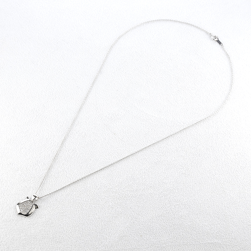 プラチナ 馬蹄 ネックレス ダイヤモンド 0.33ct ペンダントトップ レディース pt900 お守り ホースシュー 蹄鉄 シンプル 人気 あすつく 送料無料 セール saleの画像