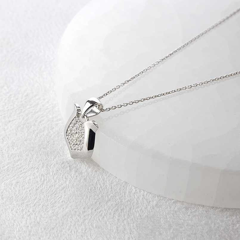 プラチナ 馬蹄 ネックレス ダイヤモンド 0.33ct ペンダントトップ レディース pt900 お守り ホースシュー 蹄鉄 シンプル 人気 あすつく 送料無料 セール saleの画像