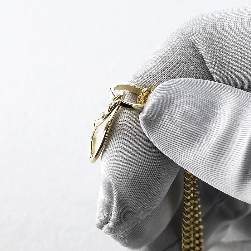 18金 ネックレス 喜平 トップ ハワイアンジュエリー ペンダントトップ メンズ ゴールド 18K インフィニティ 無限大 スクロール キヘイ シンプル エクストラの画像