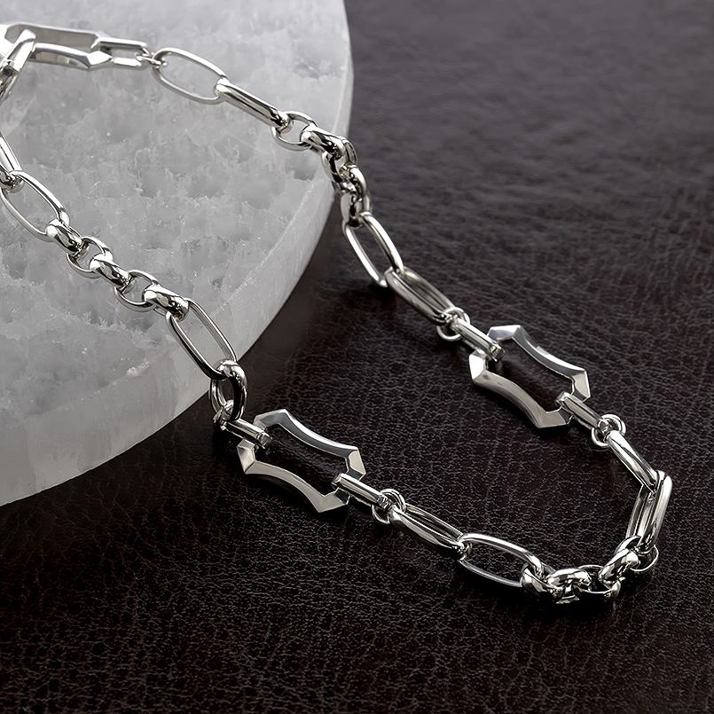 ジュエリー工房アトラス プラチナ ブレスレット メンズ チェーンのみ