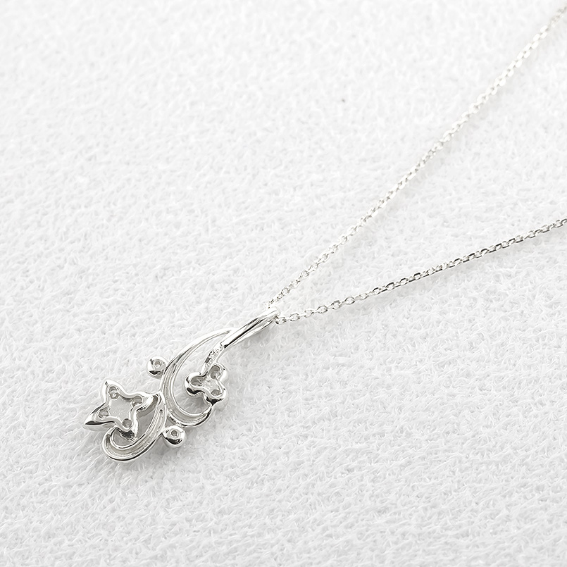 プラチナ ネックレス ダイヤモンド 0.26ct ペンダントトップ 大ぶり レディース pt900 小豆 チェーン スライド式 pt850 シンプル あすつく 送料無料 セール saleの画像