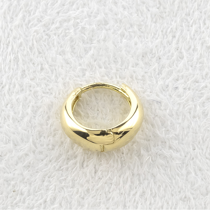 18金 フープピアス 小さい 18k レディース 片耳 月甲 ピアス ゴールド 小さめ 小ぶり 普段使い イエローゴールドk18 シンプル あすつく 送料無料 セール saleの画像