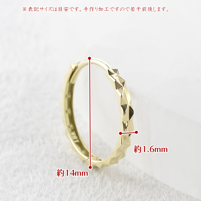 18金 フープピアス 片耳 ピアス ゴールド 18k カット小さめ 華奢 普段使い イエローゴールドk18 シンプル おしゃれ 男女兼用 あすつく 送料無料 セール saleの画像