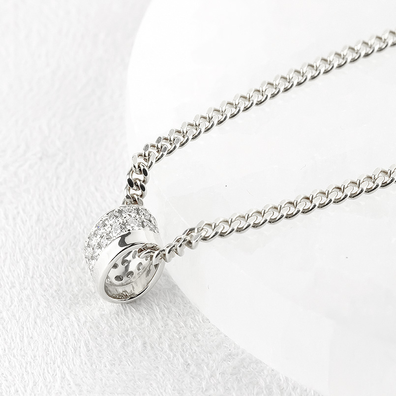 プラチナ リング ネックレス ダイヤモンド 0.7ct ペンダントトップ メンズ 大ぶり 大きめ 幅広 pt900 喜平 トップ シンプル あすつく 送料無料 セール saleの画像