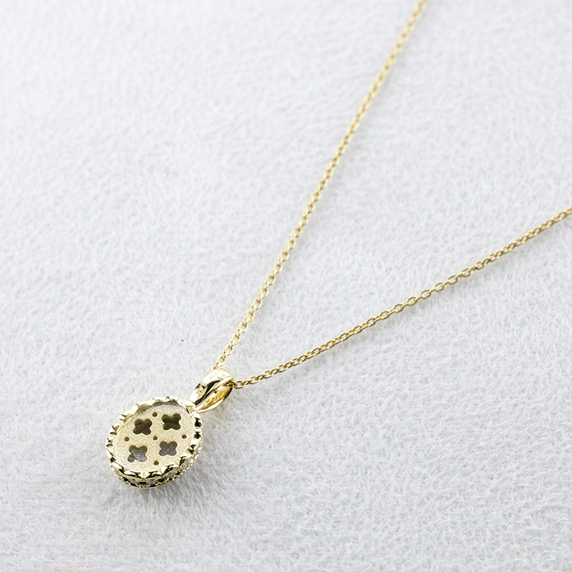 18金 プラチナ ネックレス ダイヤモンド レディース ペンダントトップ ゴールド 18k pt900 ミル打ち ライトニングカット 送料無料 セール saleの画像
