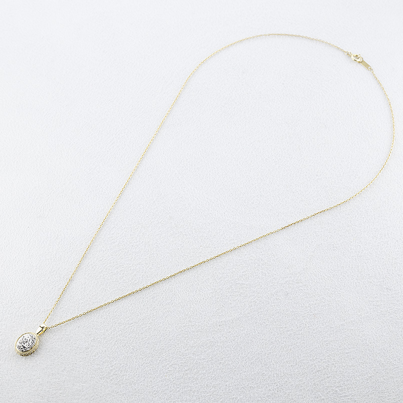 18金 プラチナ ネックレス ダイヤモンド レディース ペンダントトップ ゴールド 18k pt900 ミル打ち ライトニングカット 送料無料 セール saleの画像