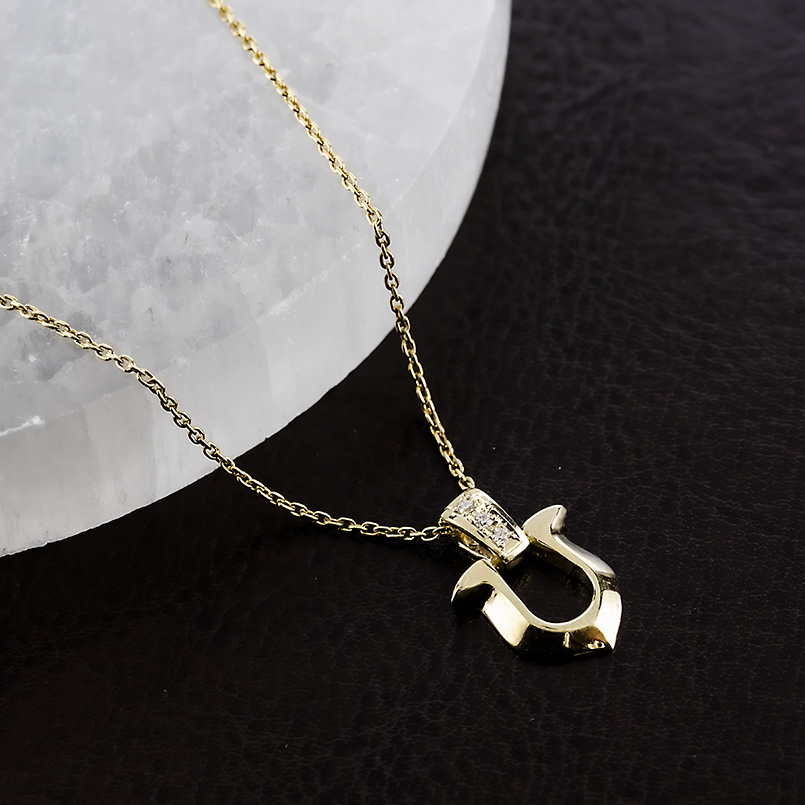 k18イエローゴールド ジュエリー ペンダント 馬蹄タイプ 地金