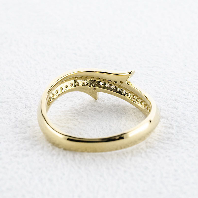 ゴールド リング ダイヤモンド 0.22ct メンズ 太め 10k 10金 指輪 リング 婚約指輪 ピンキーリング シンプル おしゃれ 人気 送料無料 セール saleの画像