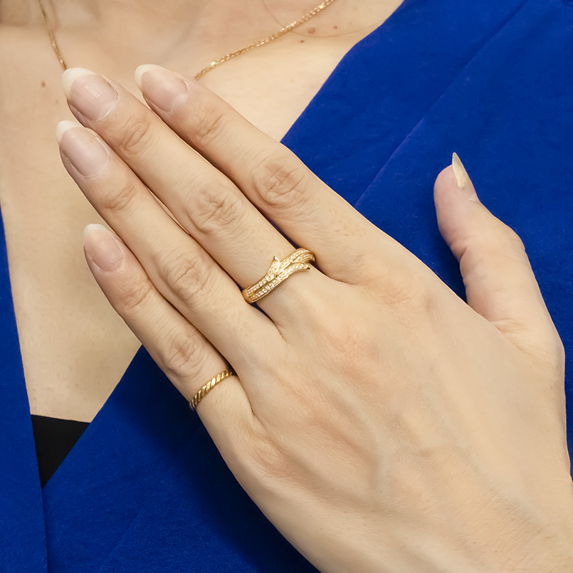 ゴールド リング ダイヤモンド 0.22ct メンズ 太め 10k 10金 指輪 リング 婚約指輪 ピンキーリング シンプル おしゃれ 人気 送料無料 セール saleの画像