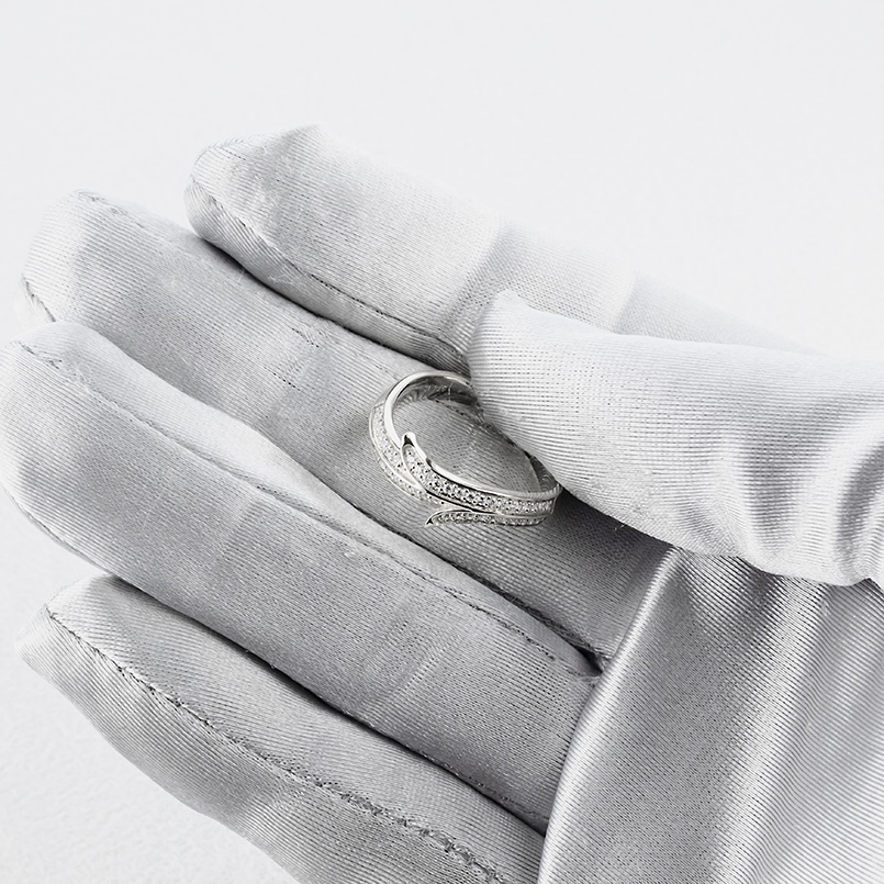 プラチナ リング ダイヤモンド 0.22ct レディース 太め pt900 指輪 リング 婚約指輪 ピンキーリング シンプル おしゃれ 人気 送料無料 セール saleの画像
