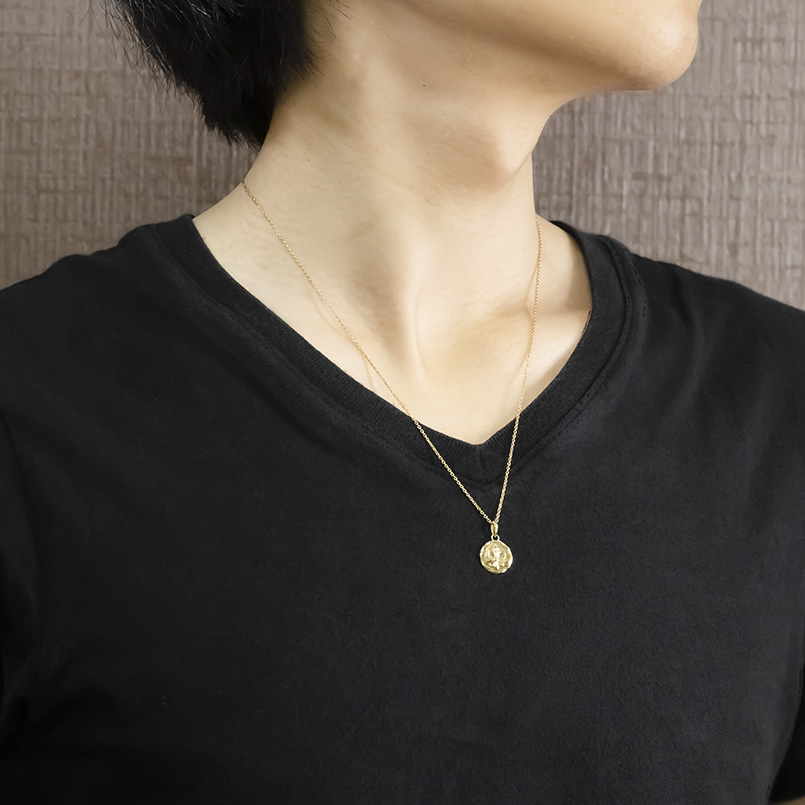 18金 ネックレス トップ ユリの紋章 ゴールド 18K ペンダントトップ フルールドリス シンプル おしゃれ 人気 あすつく 男女兼用 送料無料 セール saleの画像