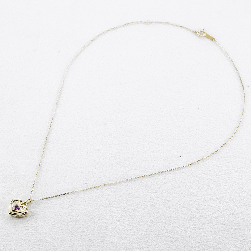 18金 ロケット ネックレス 選べる 天然石 ペンダントトップ ゴールド 18k イエローゴールドK18 ハート シンプル おしゃれ 人気 男女兼用 送料無料 セール saleの画像