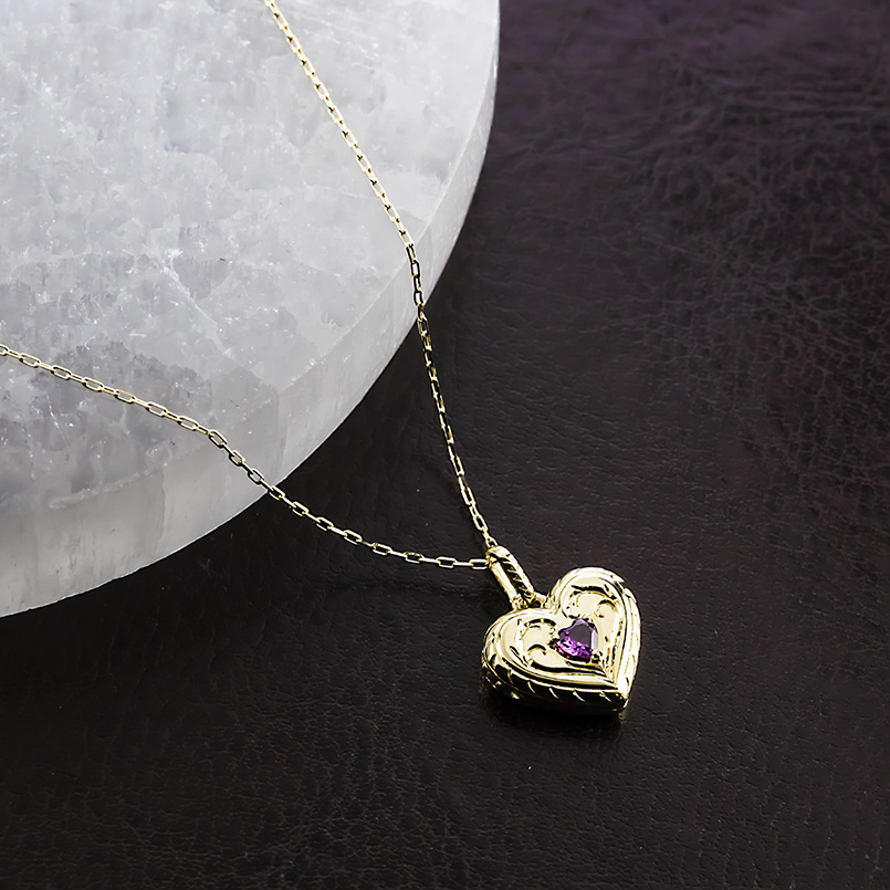 18金 ロケット ネックレス 選べる 天然石 ペンダントトップ ゴールド 18k イエローゴールドK18 ハート シンプル おしゃれ 人気 男女兼用 送料無料 セール saleの画像