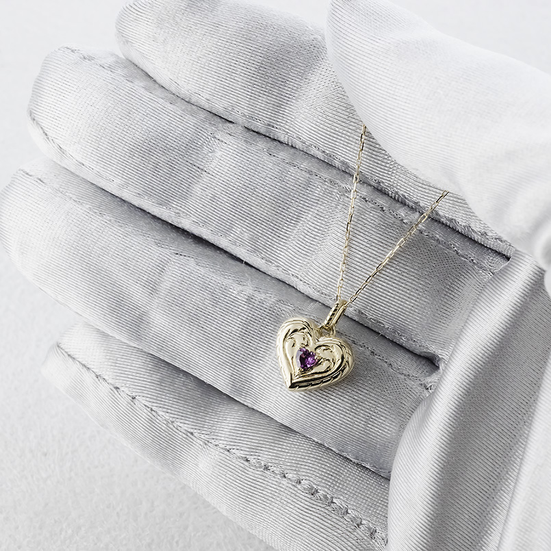 18金 ロケット ネックレス 選べる 天然石 ペンダントトップ ゴールド 18k イエローゴールドK18 ハート シンプル おしゃれ 人気 男女兼用 送料無料 セール saleの画像