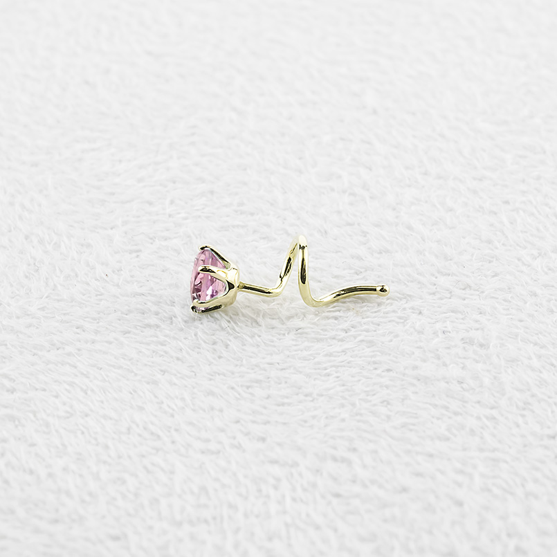 18金 ピアス 片耳 メンズ 選べる 天然石 キャッチのいらないピアス キャッチナッシャー ゴールド 18k シンプル 人気 あすつく 送料無料 セール saleの画像