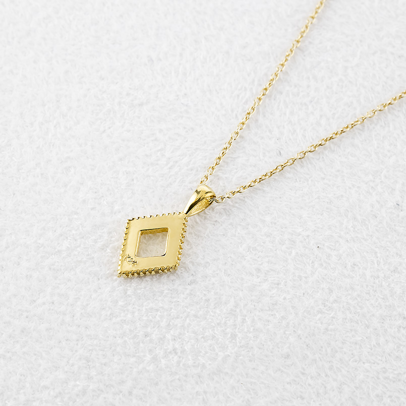 菱形ペンダントトップ ペンダントトップ シルバー925 ひし形 569101000095-76 | happine