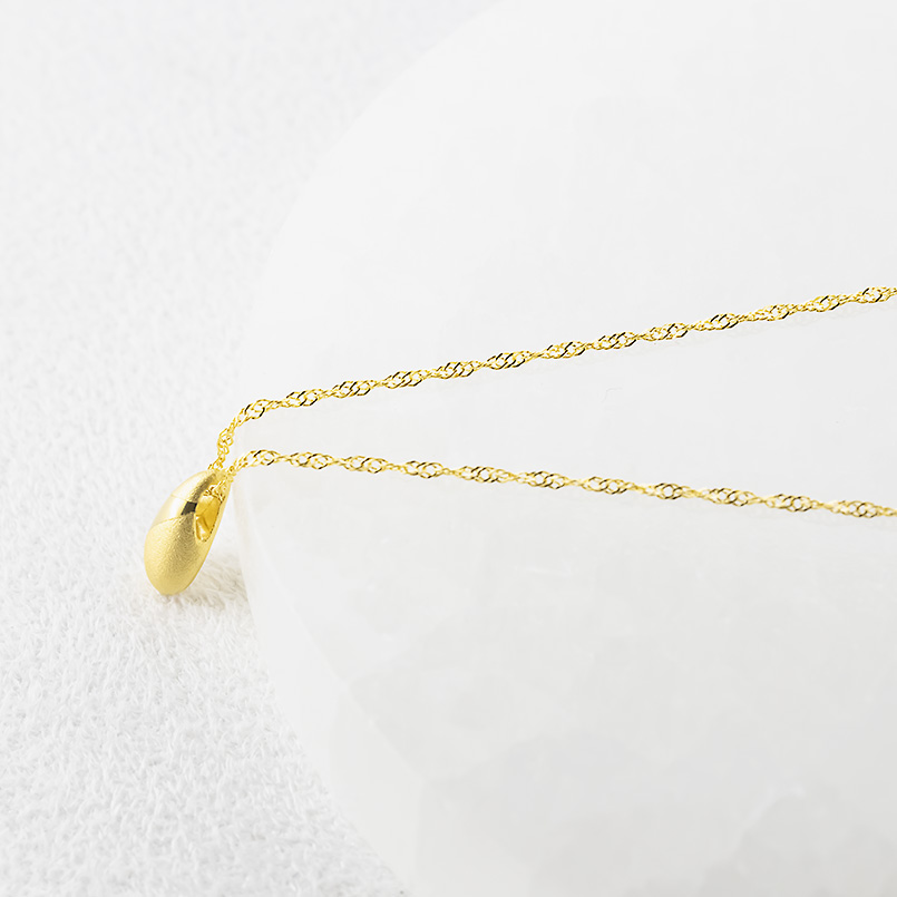 24金 ネックレス 純金 造幣局検定刻印 ドロップ ペンダントトップ 雫 レディース ゴールド 24K 金 k24 つゆ型 涙型 しずく 人気 あすつく 送料無料 セール saleの画像