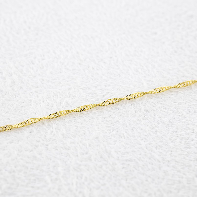 24金 純金 ネックレス 造幣局検定刻印付 チェーンのみ 40cm レディース ゴールド 24K k24 地金 シンプル 女性 あすつく 送料無料 人気 セール saleの画像