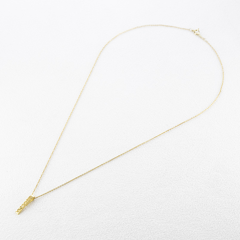 24金 ネックレス ペンダントトップ メンズ 純金 バーネックレス ダイヤモンド トップ 金 ゴールド 24K 槌目 槌打ち k24 あすつく シンプル 送料無料 セール saleの画像