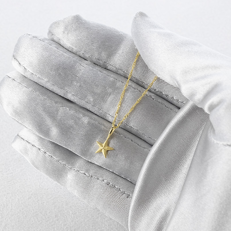 ジュエリー工房アトラス 24金 ネックレス 星 ペンダントトップ 純金