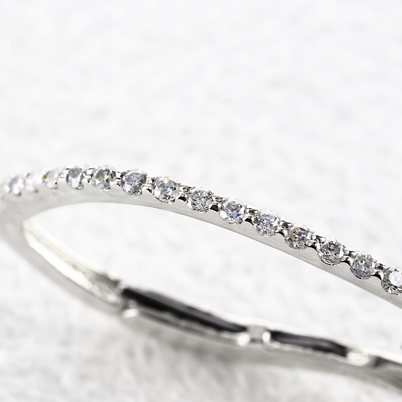 プラチナ フープピアス ダイヤモンド 0.2ct レディース 大ぶり pt900 バネ式 ピアス フープ ペア シンプル 人気 おしゃれ あすつく 送料無料 セール saleの画像
