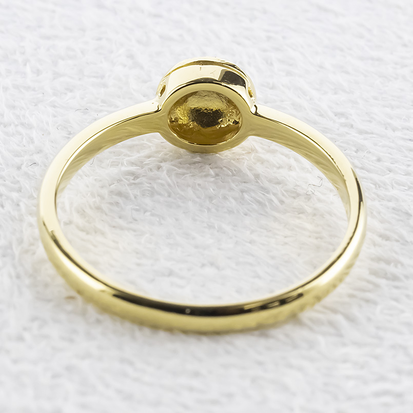 ゴールド パヴェ リング ダイヤモンド 0.10ct レディース 太め 10K 10金 ラウンド 丸 指輪 ダイヤ ピンキーリング 婚約指輪 シンプル 人気 送料無料 セール saleの画像