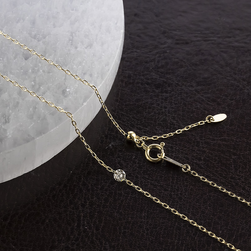 18金 ネックレス ダイヤモンド 1.0ct ...の詳細画像5