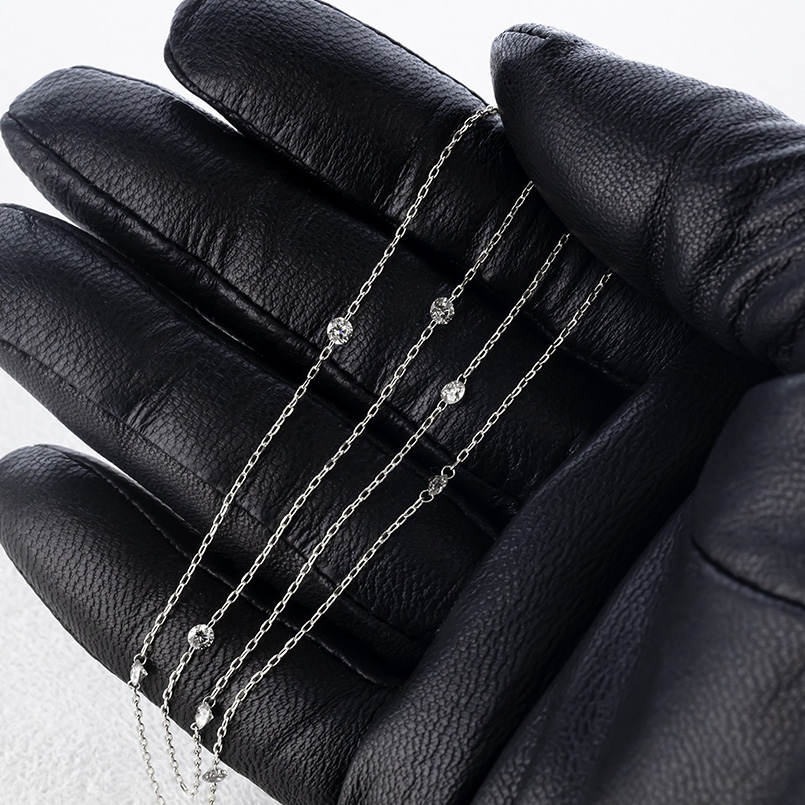 プラチナ ネックレス ダイヤモンド 1.0ct...の詳細画像4