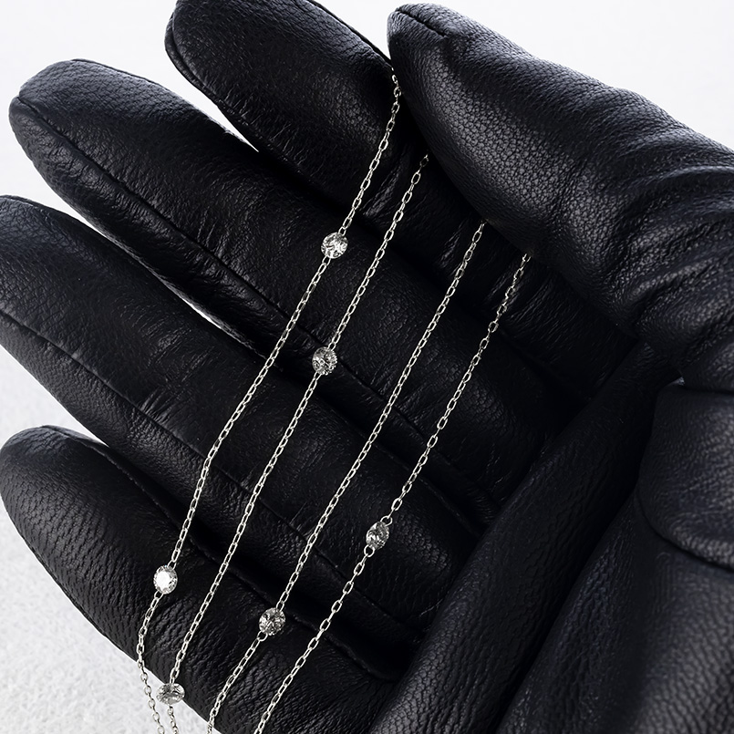プラチナ ネックレス ダイヤモンド 1.5ct...の詳細画像4