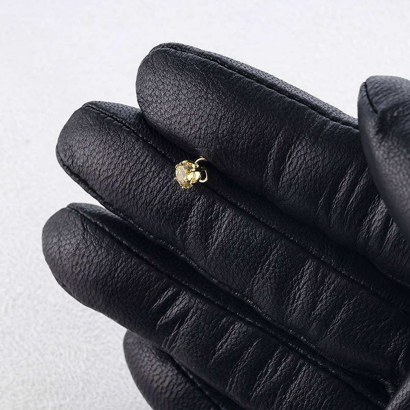 18金 ピアス インペリアルトパーズ レディース 片耳 ゴールド 18k つけっぱなし 簡単装着 キャッチのいらないピアス キャッチナッシャー あすつく セール saleの画像