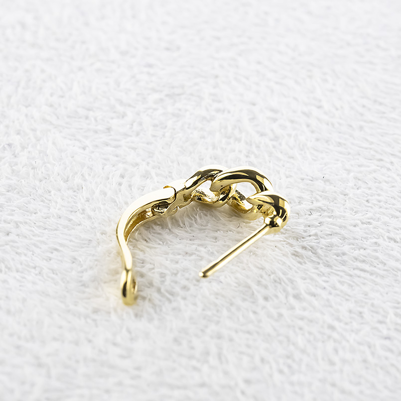 18金 フープピアス 喜平 片耳 中折れ式 ピアス ゴールド 18k イエローゴールドk18 地金 シンプル おしゃれ 人気 男女兼用 あすつく 送料無料 セール saleの画像