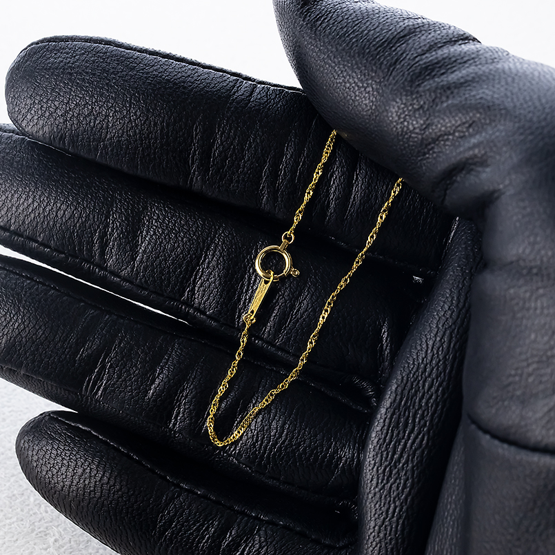 ジュエリー工房アトラス 24金 ブレスレット 純金 チェーンのみ 16cm