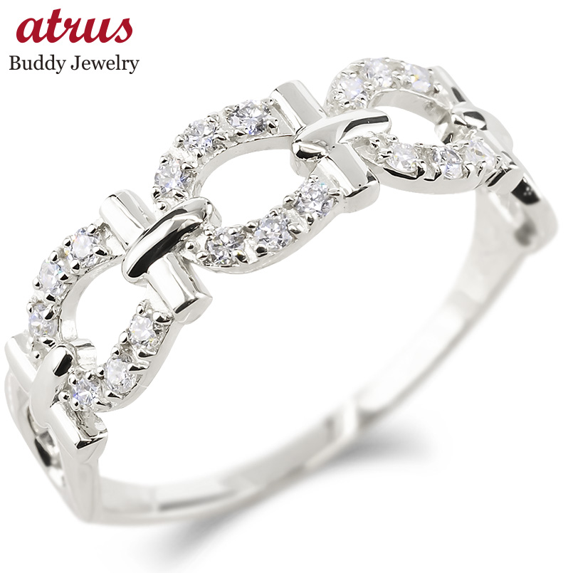 プラチナ リング 馬蹄 ダイヤモンド 0.20ct 幅広 太め 指輪 pt900 蹄鉄 ホースシュー ピンキーリング 婚約指輪 シンプル 人気 男女兼用 送料無料 セール 爆買