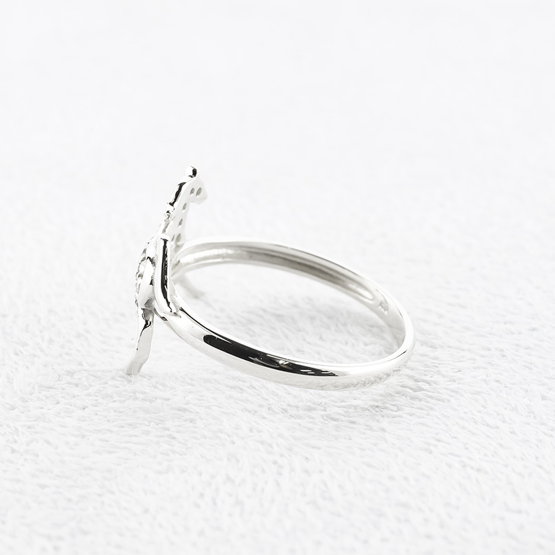 婚約指輪 プラチナ リング 馬 ホース ダイヤモンド 0.10ct レディース 幅広 太め pt900 幅広 指輪 ピンキーリング お守り 人気 シンプル 送料無料 セール saleの画像