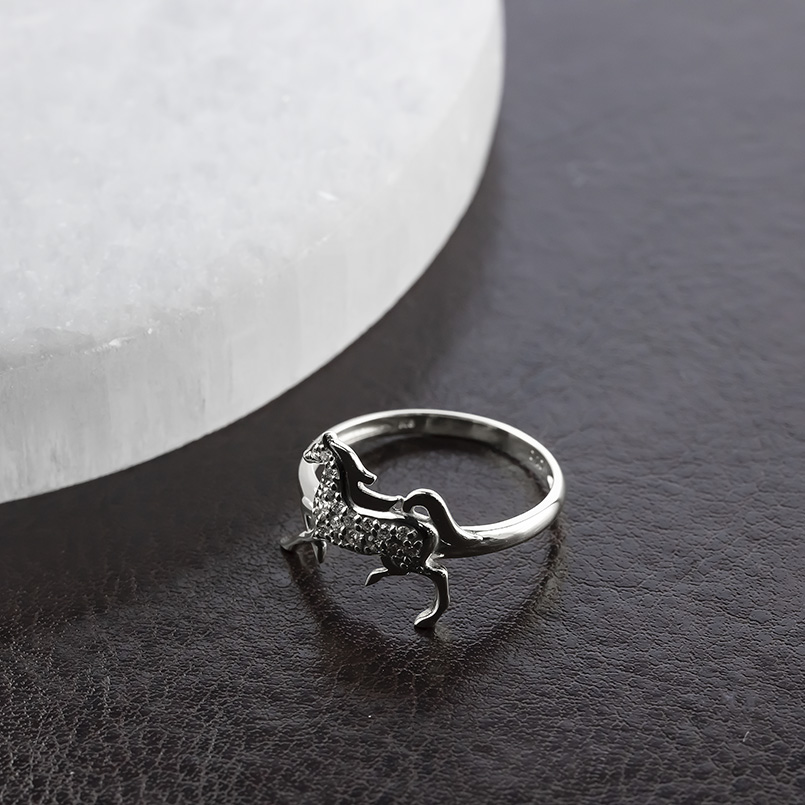 婚約指輪 プラチナ リング 馬 ホース ダイヤモンド 0.10ct レディース 幅広 太め pt900 幅広 指輪 ピンキーリング お守り 人気 シンプル 送料無料 セール saleの画像