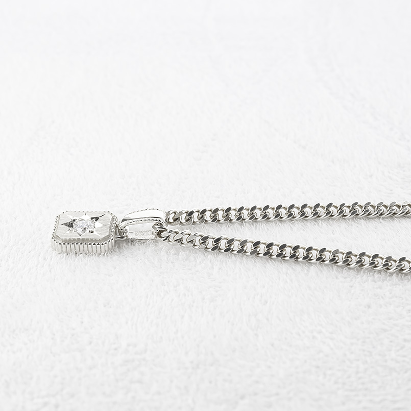 ジュエリー工房アトラス プラチナ ネックレス 喜平 トップ