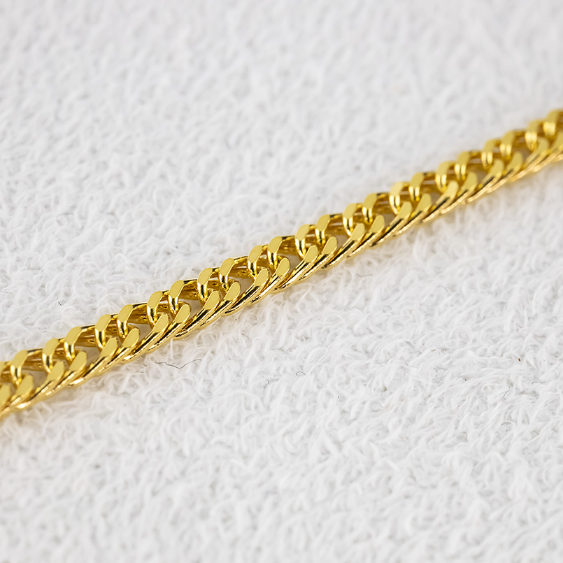 24K 24金 ゴールド チェーンブレスレット 足金999刻印入り ジュエリー工房アトラス 24金 喜平 ブレスレット 純金 造幣局検定刻印