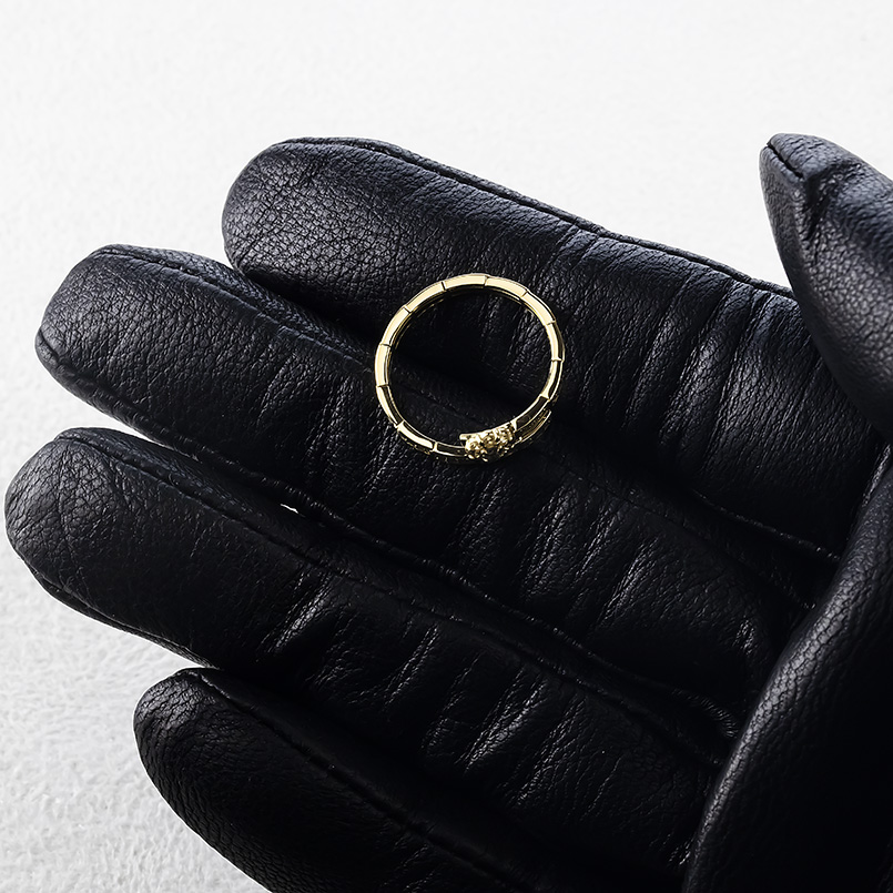 18金 リング ダイヤモンド 0.3ct フリーサイズ 形状記憶 簡単着脱 レディース スパイラル ゴールド 18k イエローゴールドk18 あすつく 送料無料 セール saleの画像