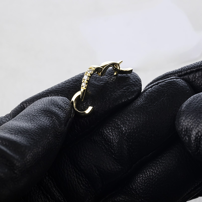 18金 アジャスターバチカン ダイヤモンド レディース ゴールド 18k ネックレス トップ ペンダントトップ マルチバチカン 万能 あすつく 送料無料 セール saleの画像