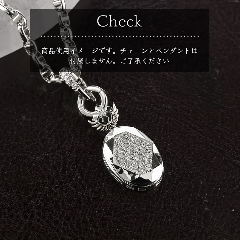 プラチナ アジャスターバチカン ダイヤモンド レディース pt900 ネックレス トップ ペンダントトップ マルチバチカン 万能 便利 あすつく 送料無料 セール saleの画像