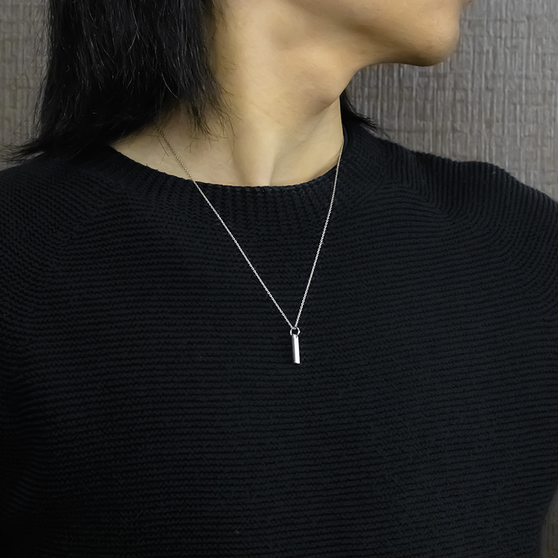 プラチナ バーネックレス トップ pt999 鍛造 造幣局検定刻印付 ペンダントトップ お守り 純プラチナ シンプル おしゃれ 人気 男女兼用 送料無料 セール saleの画像