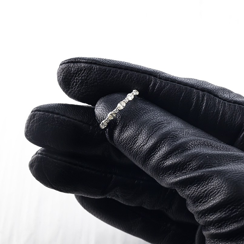 プラチナ リング ダイヤモンド 0.5ct レディース pt900 13号 普段使い 重ねづけ レイヤードリング ピンキーリング 婚約指輪 人気 あすつく 送料無料 セール saleの画像