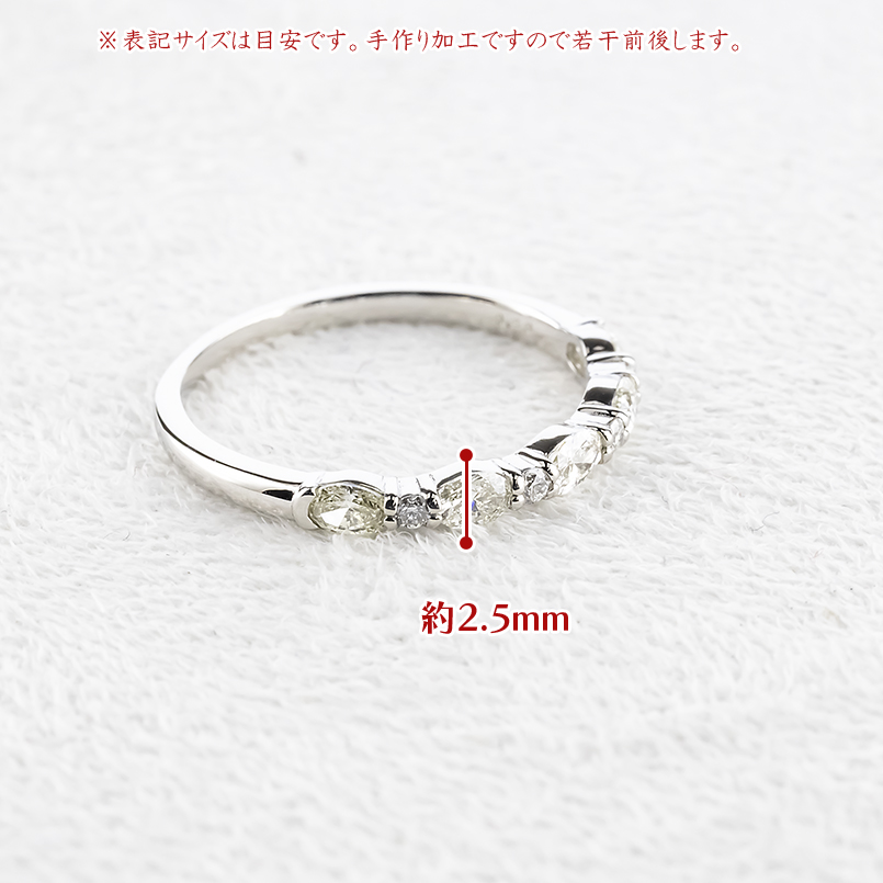 プラチナ リング ダイヤモンド 0.5ct レディース pt900 13号 普段使い 重ねづけ レイヤードリング ピンキーリング 婚約指輪 人気 あすつく 送料無料 セール saleの画像