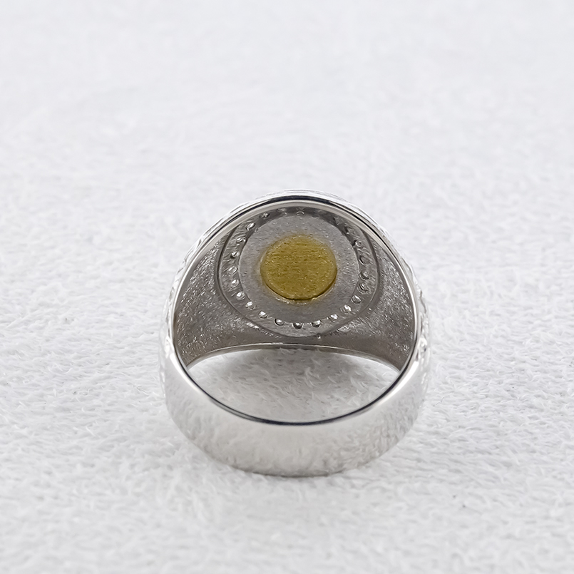 24金 シルバー 印台 リング 純金 馬 ホース ダイヤモンド 0.24ct 幅広 太め sv925 ゴールド 24k コンビ 指輪 金 お守り 男女兼用 送料無料 セール saleの画像