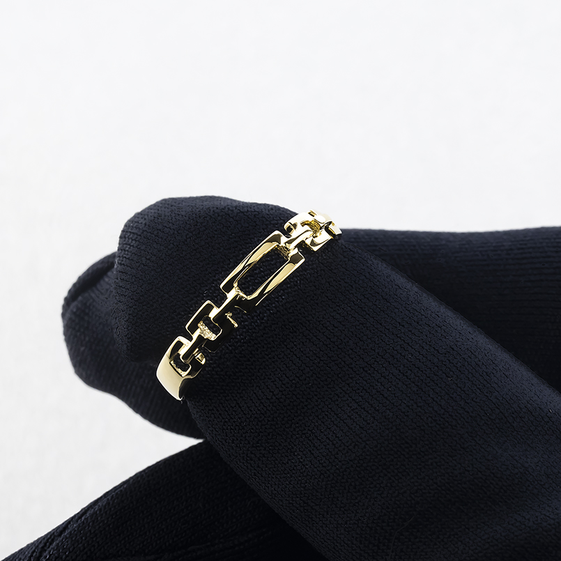 18金 リング レディース ゴールド 18k 細め 指輪 普段使い ピンキーリング 婚約指輪 ブロックチェーン シンプル おしゃれ 人気 ストレート 送料無料 セール saleの画像