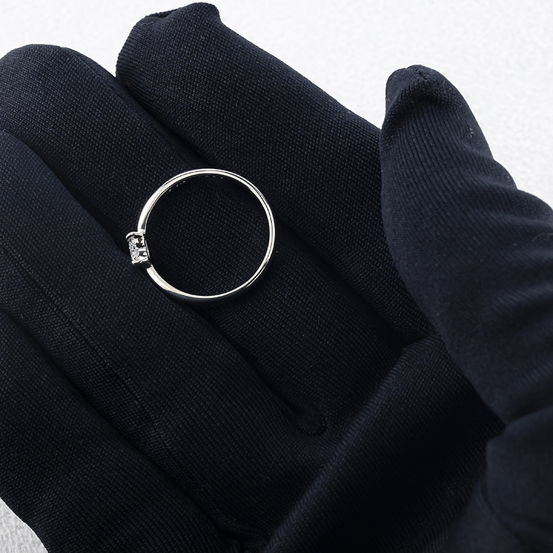 プラチナ リング ダイヤモンド ハート 0.2ct VSクラス レディース pt900 指輪 ダイヤ ピンキーリング 婚約指輪 シンプル  人気 おしゃれ 送料無料 セール saleの画像